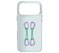 Rock climbing quickdraws with opposing gates Case for iPhone 17 Pro Max