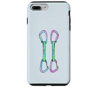 Rock climbing quickdraws with opposing gates Case for iPhone 7 Plus/8 Plus