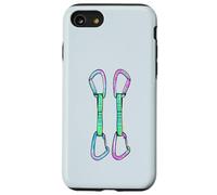 Rock climbing quickdraws with opposing gates Case for iPhone SE (2020) / 7/8