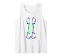 Rock Climbing quickdraws with Opposing Gates Tank Top