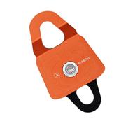 Rock Climbing Rope Single/Two Pulley Side Swing Light Weight Aluminum Alloys Pulleys Easy To Use Light Weight Aluminum Alloys