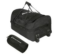Rock Cloud Foldable Wheeled Duffel Bag with Wheels 85L Rolling Duffle Bag Packable 26 inch for Travel Camping Sports, Black, Upgrade, 110L, 28 in