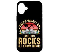 Rock Collecting Rock Collector Geology Geologist Case for iPhone 16 Plus