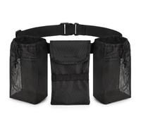 Rock Collecting Waist Bag Adjustable Belts Pack with 3 Storage Pouches | Adjustable Waist 26 to 53 Inch, 3 Movable Pouches, 20lb Per Bag, Drawstring Lock, PVC Polyester, Triple Stitched
