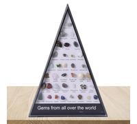 Rock Collection - Educational Geology STEM Kit with 36 and Minerals | Natural Learning Box, Colorful Stones for Boys and Girls, Discovery Gift S