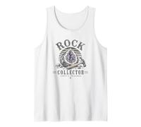 Rock Collector Amethyst Crystal Geode Vintage Geology Tank Top