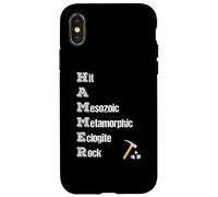 Rock Collector Geologist Tools Hound Hammer Science Case for iPhone X/XS
