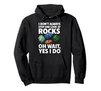 Rock Collector Geology Funny Look At Rocks Geologist Science Pullover Hoodie