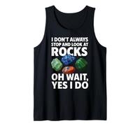 Rock Collector Geology Funny Look At Rocks Geologist Science Tank Top