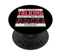Rock Collector Geology Mineralogy Humor PopSockets Adhesive PopGrip