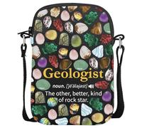 Rock Collector Gift Geological Engineer Gift Geology Graduaton Present Geologist Crossbody Bag, Geologist Cr