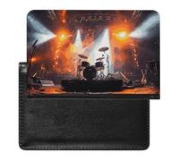 Rock Concert Stage Passport Holder Passport Cover Protector Essentials with Credit Card Slots for Women Men