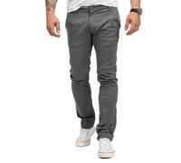 Rock Creek H-379 Men's Chino Trousers, gray, 40 W/32 L