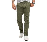 Rock Creek H-379 Men's Chino Trousers, olive, 36 W/32 L