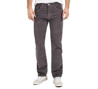 Rock Creek Men's Corduroy Trousers Regular Fit H-399, darkgray, 32 W/34 L