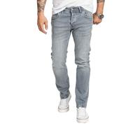 Rock Creek Men's Jeans Trousers Denim Stretch Regular Fit Jeans Stonewashed W29-W44, Rc-2412-Light Grey, 42 W/32 L
