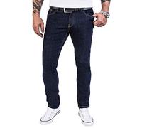 Rock Creek Men's Jeans Trousers Regular Slim Stretch M46 - Blue - W38