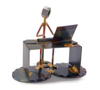 Rock Creek Metal Craft Software Developer - Handmade Metal Figurine - Hand Welded Metal Art - Silver