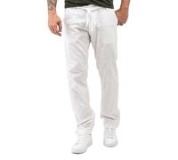 Rock Creek RC-2152 men's linen look trousers. - White - W44