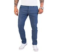 Rock Creek RC-2154 Men's Chinos, Slim Fit Business Trousers - Blue - W32