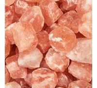 Rock Crystal Sauna Salt - 2kg Natural Red Salt from the Salt Range, Pakistan - High Quality Salt Chunks for Sauna & Wellness - Perfect for Relaxing Infusions