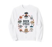 Rock Cycle Vintage Geology Earth Science Graphic Sweatshirt
