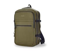 Rock Dalston Underseat Backpack - Ryanair Compliant Carry On - Lightweight & Versatile Travel Bag - Large Main Compartment, Laptop Pocket, Trolley Strap - 40x28x20cm 22L Capacity (Khaki)