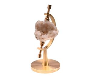 Rock Display Stand - Flexible Adjustable Clip Base With Protective Pads For Rocks Minerals Spheres Fossils Geodes Collectibles Showcase On Desk Shelf Counter Home Use