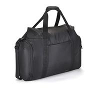 Rock District Holdall Large Hold Duffle Bag in Black - Timeless, Versatile Design - Ideal for Gym, Overnight Trips and Short Getaways, Shoe Compartment & 2 Side Pockets - 55 x 40 x 20 cm 44L Capacity