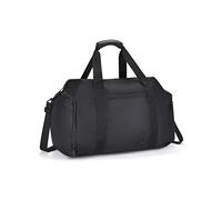 Rock District Holdall Medium Hold Duffle Bag in Black - Timeless, Versatile Design - Ideal for Gym, Overnight Trips and Short Getaways, Shoe Compartment & 2 Side Pockets - 50 x 33 x 22 cm 36L Capacity