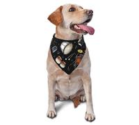 Rock DrumDog Bandanas Cat Puppy Scarfs Washable Pet Handkerchief