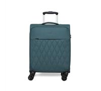 Rock Ember Soft Shell Hold Suitcase (Teal, Small)