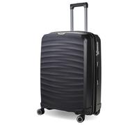Rock Expandable 8 Wheel Hard Suitcase - Medium, Black