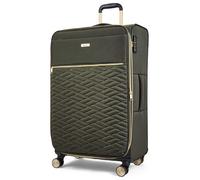 Rock Expandable 8 Wheel Soft Suitcase - Large, Khaki