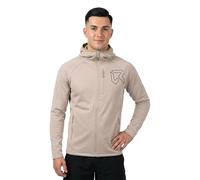 Rock Experience | Arrows Hoodie Man Fleece | Technical Mountain Sweatshirt | Outdoor Beige