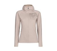 Rock Experience | Arrows Hoodie Woman Fleece | Technical Mountain Sweatshirt | Outdoor Beige