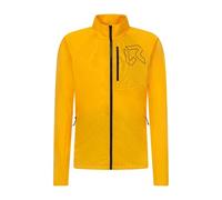 Rock Experience Arrows Mock Neck Full Zip Fleece Yellow L Men