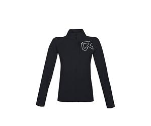 Rock Experience Arrows Mock Neck Woman Fleece Mountain Technical Sweatshirt | Outdoor Women's (Pack of 1) Black