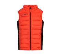 Rock Experience REJV00101-C841 FORTUNE HYBRID JUNIOR VEST Jacket Unisex 0740 CHERRY TOMATO+0208 CAVIAR 8/128