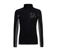 Rock Experience REMC02441-C142 KOBRA MOCK NECK HZ MAN FLEECE Sweatshirt Men's 0208(CAVIAR)+O014(GREY MELANGE) L