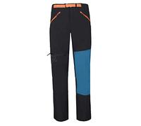 Rock Experience REMP04661 TONGASS Pants Unisex 0208 Caviar+1484 Moroccan Blue+0630 Flame L