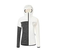 Rock Experience REWC02301-C520 KOBRA HOODIE FZ WOMAN FLEECE Sweatshirt Women's 0006 MARSHMALLOW+O014 GREY MELANGE S