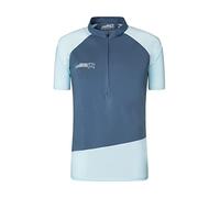 Rock Experience Women's Merlin SS HZ T-Shirt, 1344 China Blue+2285 Quiet Tide, XL
