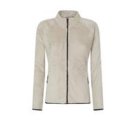 Rock Experience Polar Mock Neck Full Zip Fleece Beige XS Women