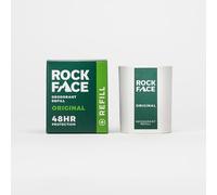 Rock Face Refillable Natural Deodorant for Men - 48 Hour Protection, Aluminium Free - Original Fresh Citrus Scent