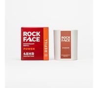 Rock Face Refillable Natural Deodorant for Men - 48 Hour Protection, Aluminium Free - Power Spicy Oriental Scent