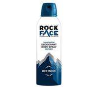 Rock Face Men's Body Spray - Refined Fragrance Body Spray Deodorant for Men, 200ml, Sandalwood & Cedar Scent, Long Lasting