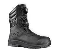 Rock Fall Magma FibreGlass Toe Cap Safety Boot Black Unisex, Fully Waterproof Safety Boots, SRC Slip Rated Work, Heat Resistant Outsole and Internal Metatarsal UK 6