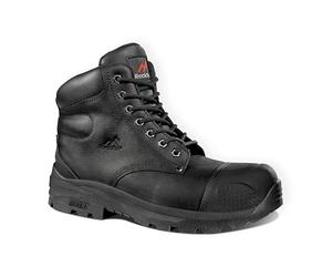 Rock Fall Men's ebonite Safety Boot, Black, 9 UK