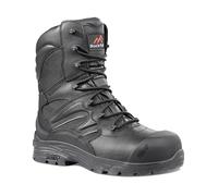 Rock Fall Mens Titanium High Leg Waterproof Safety Boot, Black, 5 UK